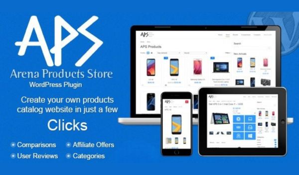 Arena Products Store - WordPress Plugin by WebStudio55 | CodeCanyon high-quality product showcase image